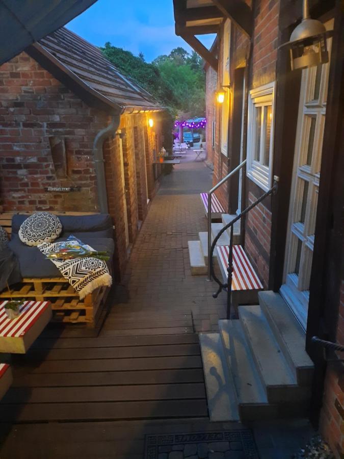 Altstadtcafe Und Pension 하벨베르크 외부 사진